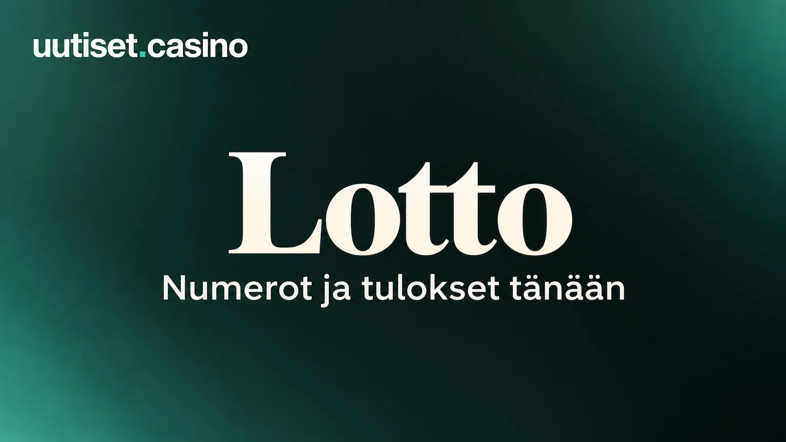 Lotto – arvontapelin kuvitus
